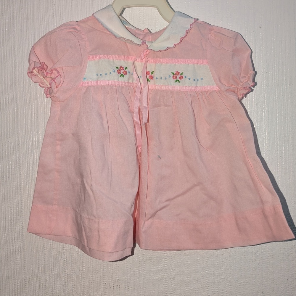 Charming Pink Kids Blouse with Floral Detail